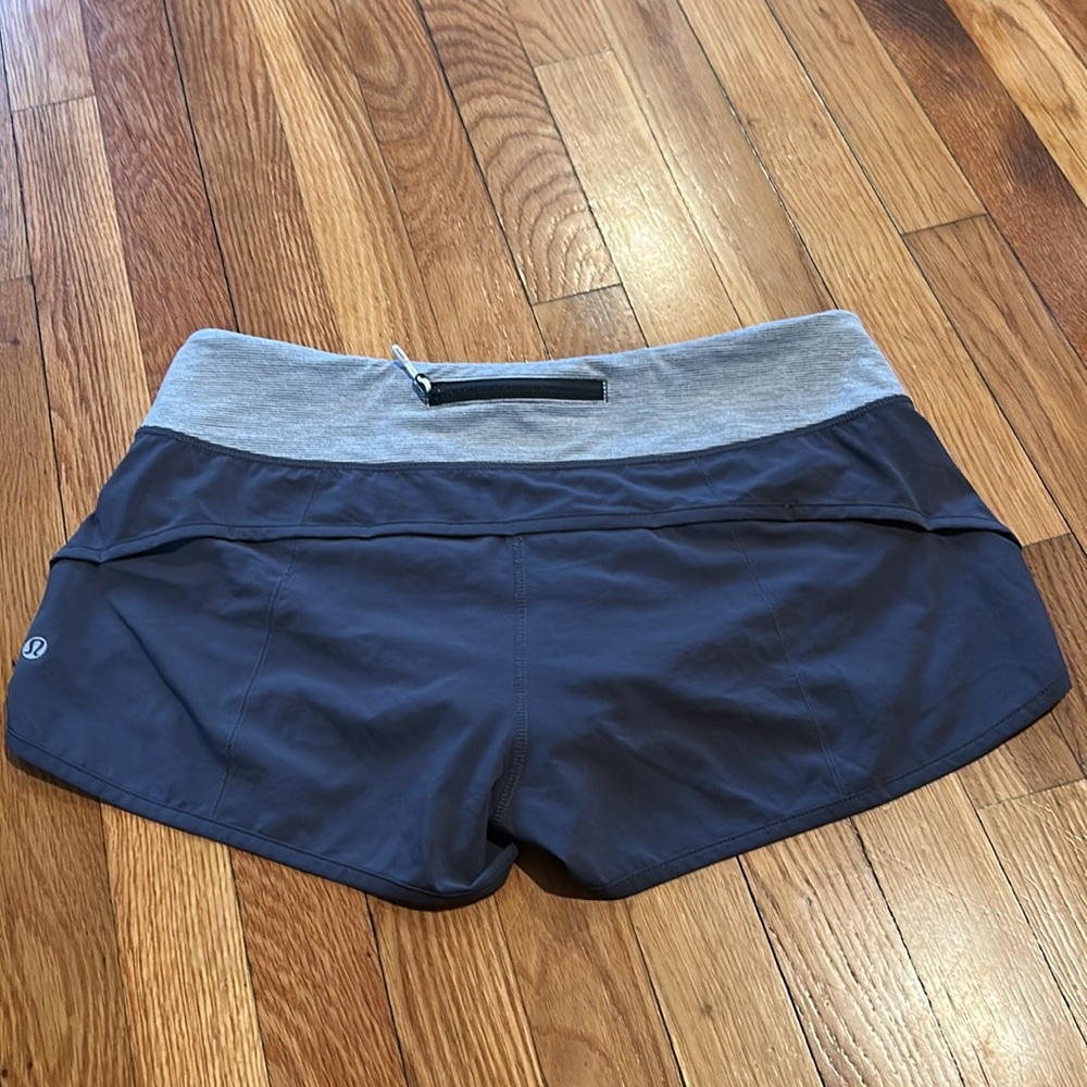lululemon athletica Gray and Black Athletic Shorts